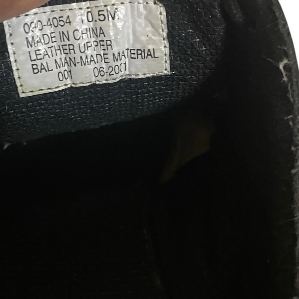 Dockers Mens Shoe Size 10,5 Genuine Leather Black Toe Comfort